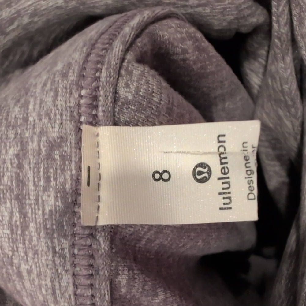 Lululemon Rulu Rally Wrap Heathered Graphite Purple - Picture 10 of 11